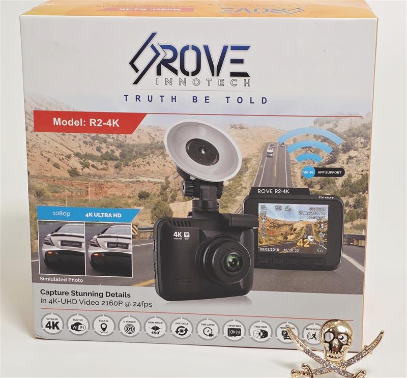 Rove R2-4K Dash Cam UHD Car Camera WiFi GPS- New in Box