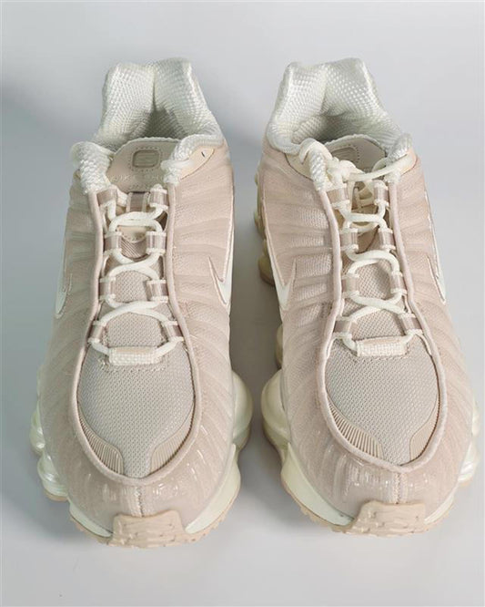 👟 Nike Shox – Pearl White Edition Size 8W (Authenticated via Poizon)