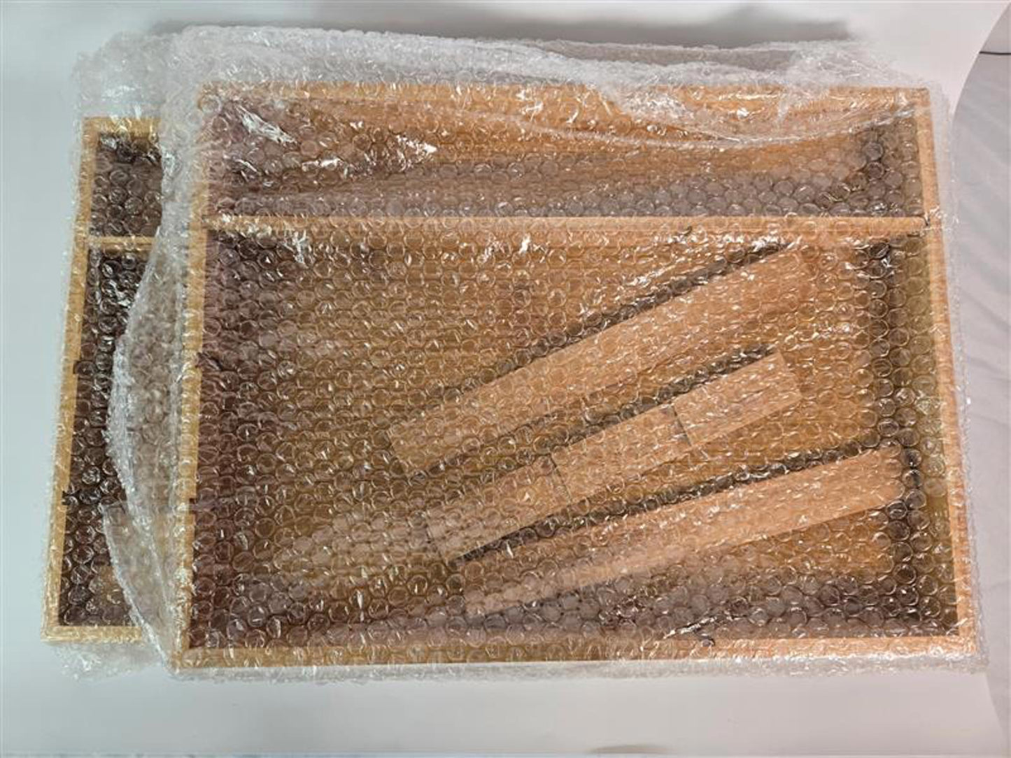 🌿 Bamboo Adjustable Drawer Organizer – Expandable Kitchen Tray