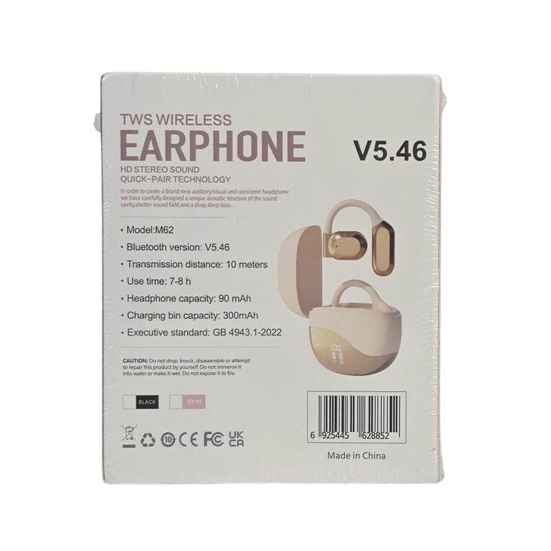 π§π¦ TWS Wireless Earphones M62 V5.46 β Skin Tone