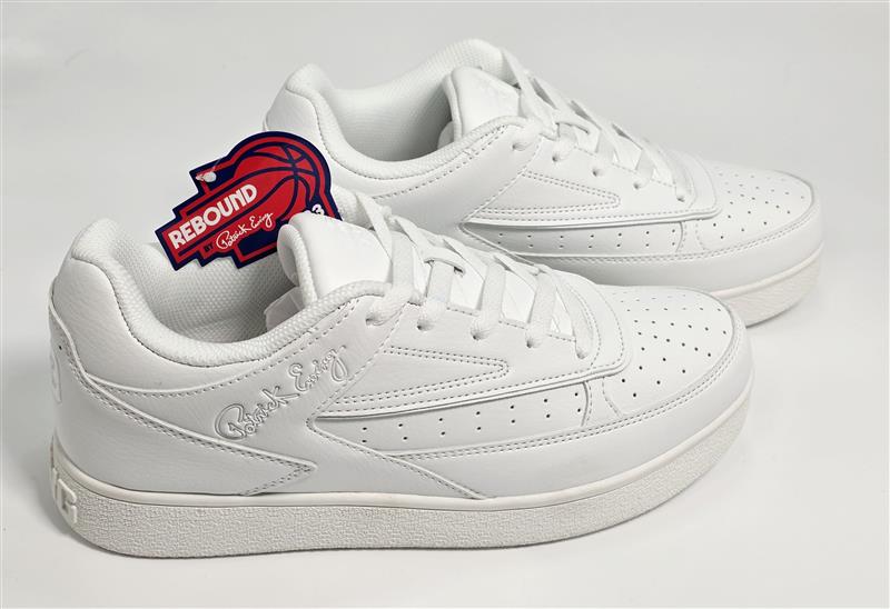 Patrick Ewing 33 Rebound Low White Sneakers Size 9.5