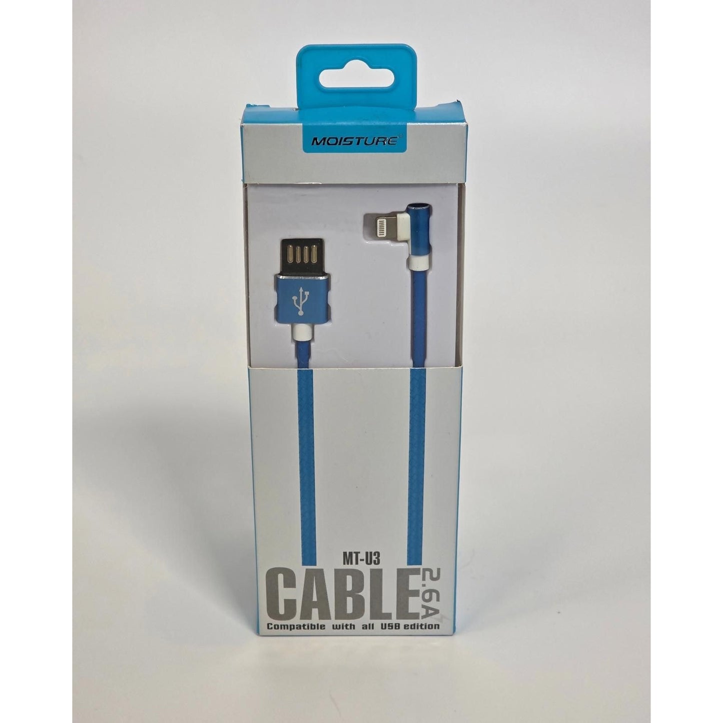 Moisture MT-U3 Premium USB-to-Lightning Cable (2.6A)