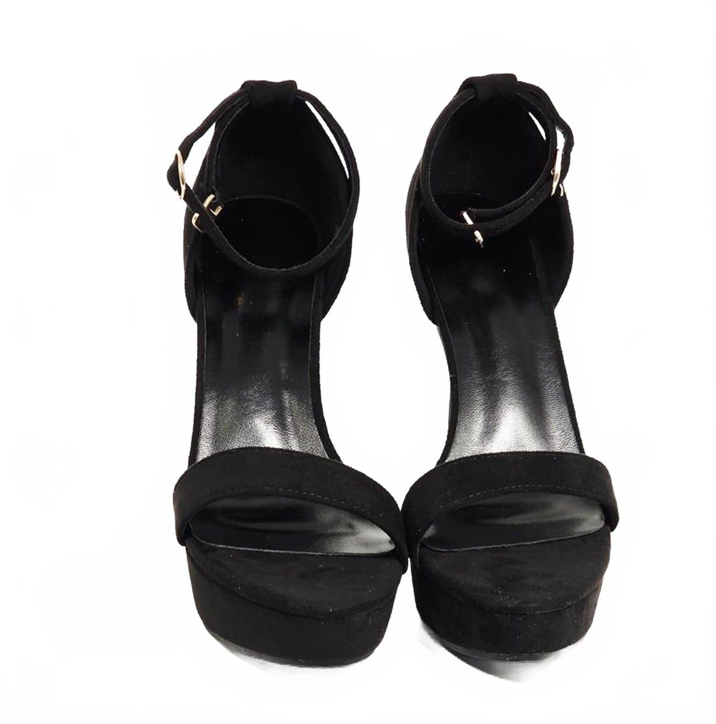 👠Black Platform High Heel Sandals – Ankle Strap Size 9.5 (New in Box)