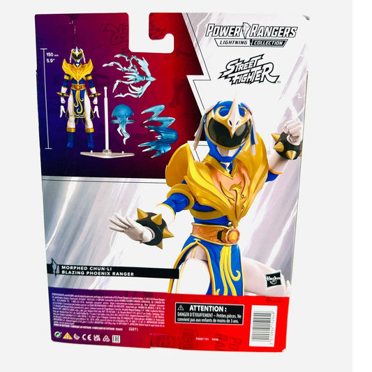 Hasbro Power Rangers Street Fighter Morphed Chun Li Lightning Collection Figure New