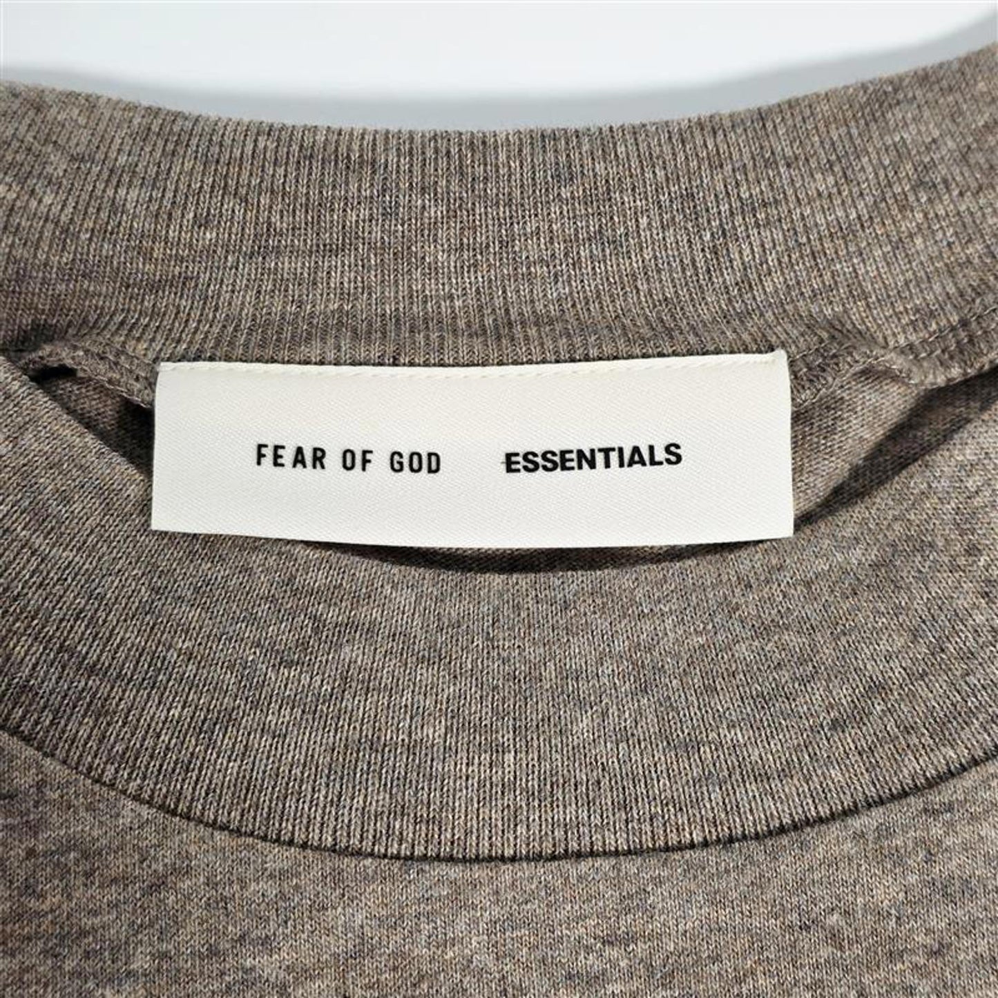 Fear of God Essentials T-Shirt – Heather Brown Size M