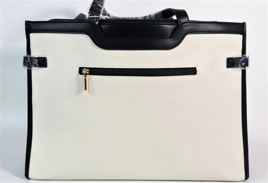π€ Black & Cream Professional Tote / Laptop Bag (New)