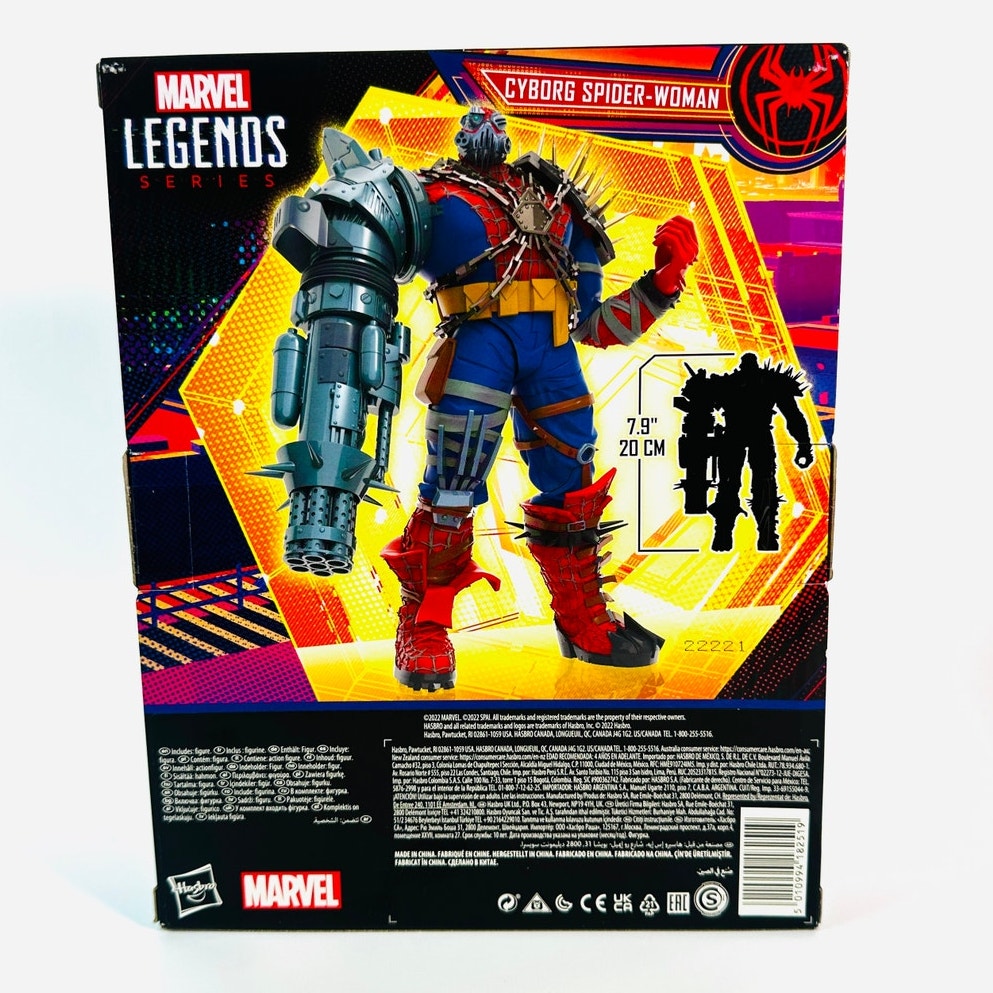 Hasbro Marvel Legends Cyborg Spider Woman Across The Spider Verse Deluxe Figur