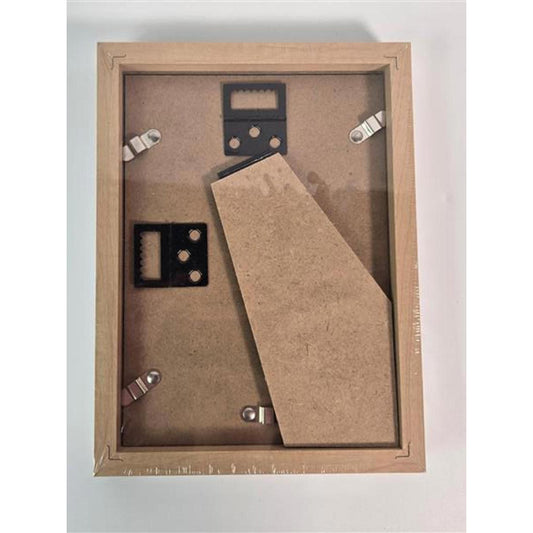 ๐ผ๏ธ 7-Inch Wooden Photo Frame Set โ Natural Finish (10-Pack)