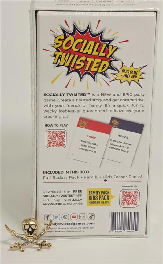 ๐ Socially Twisted Party Game โ Card & App Combo (New Sealed)