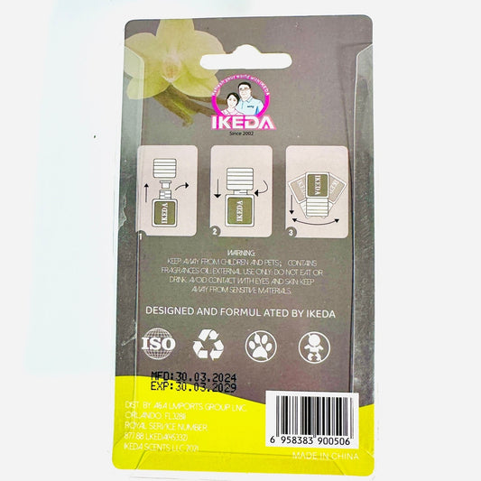 🚗 Ikeda Refresh Breeze Car Air Freshener Hanging 2-Pack New