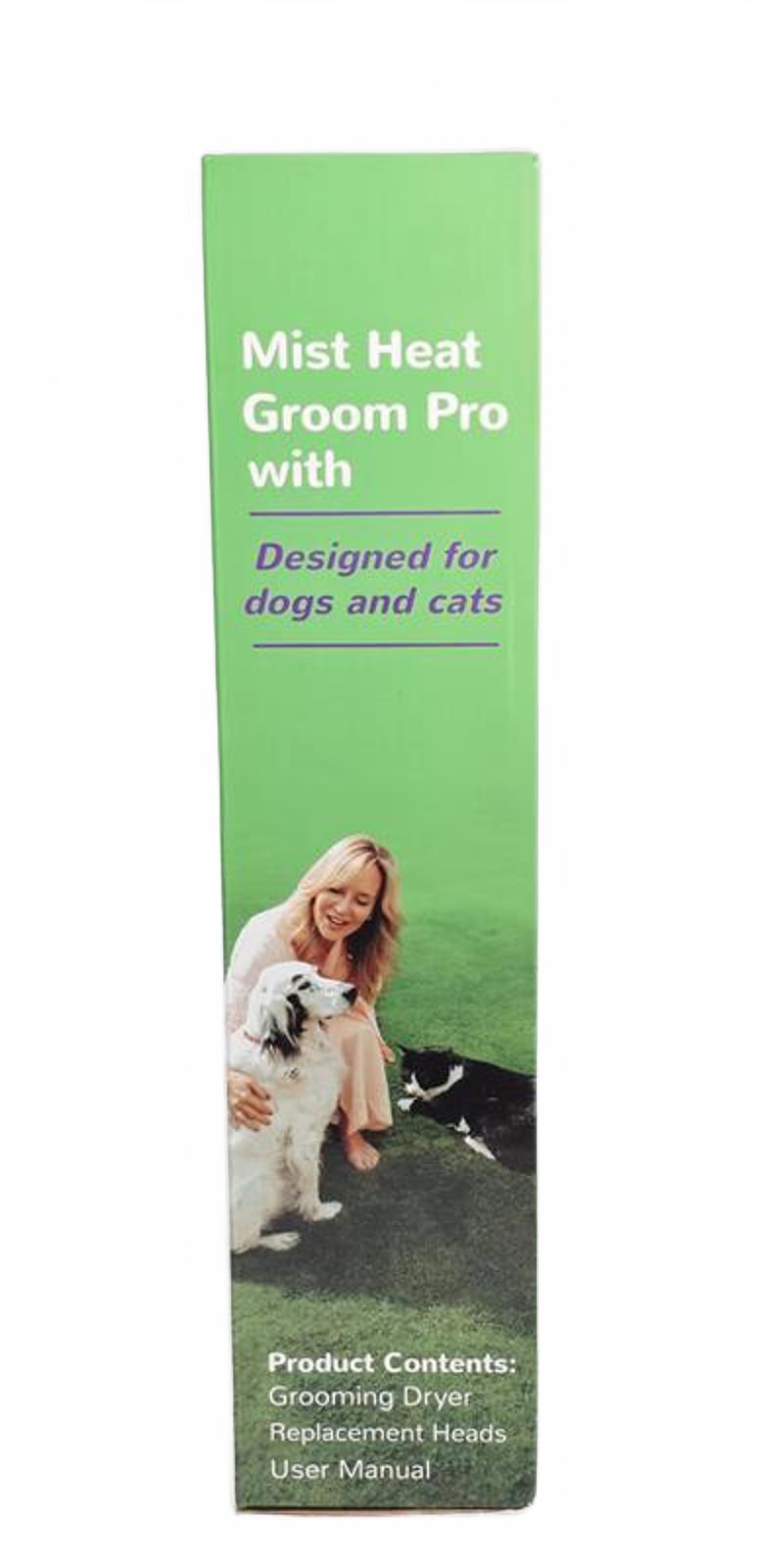 ๐พ Mist Heat Groom Pro Pet Dryer & Slicker Brush โ 3-in-1 Grooming Tool