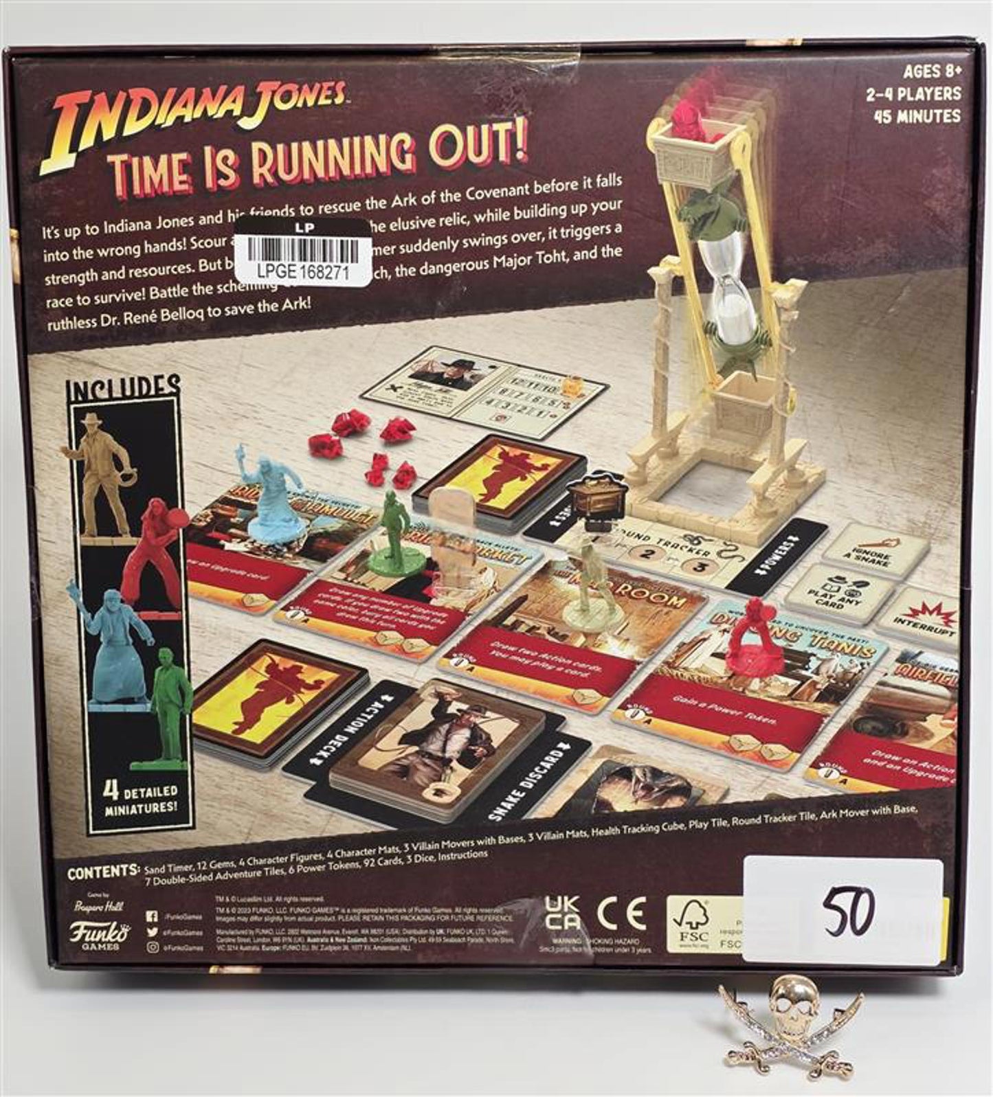 Indiana Jones Sands of Adventure Board Game Sealed New