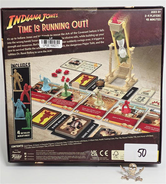 Indiana Jones Sands of Adventure Board Game Sealed New