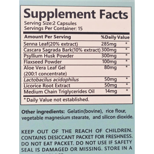 Overnight Cleanse โ Oxygen-Based Digestive Support (60 ct)