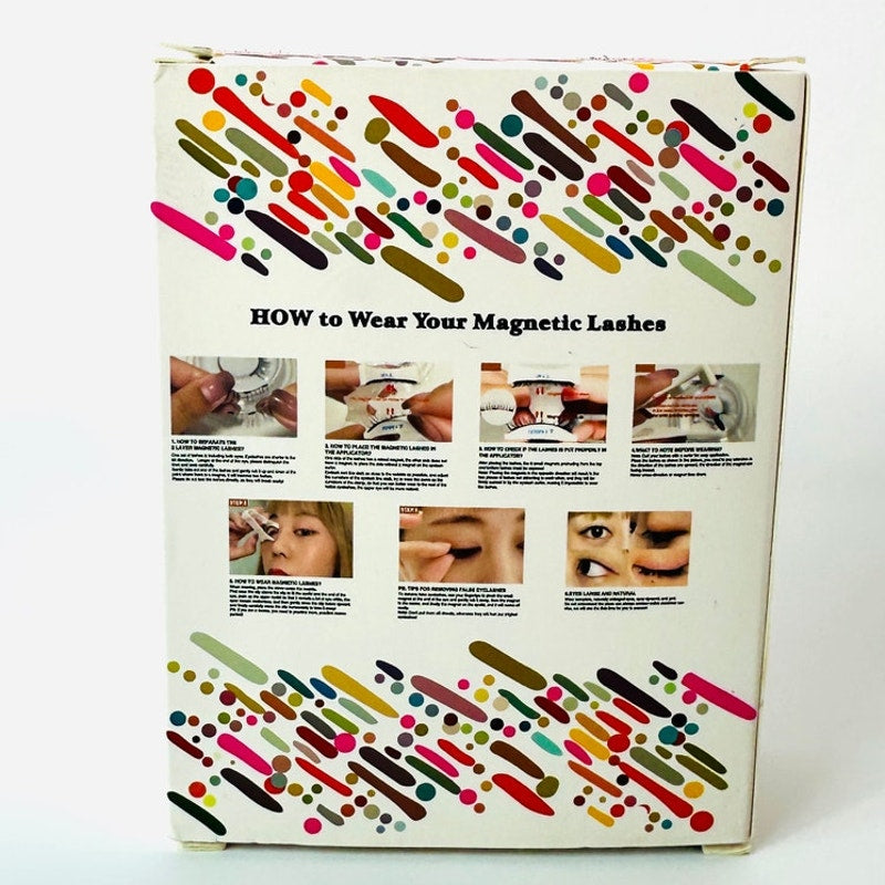Portafly Magnetic Eyelashes Reusable False Lashes Kit Makeup Beauty New