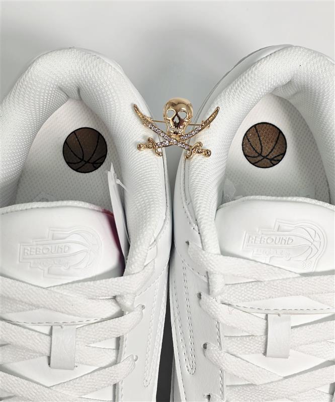 Patrick Ewing 33 Rebound Low White Sneakers Size 9.5