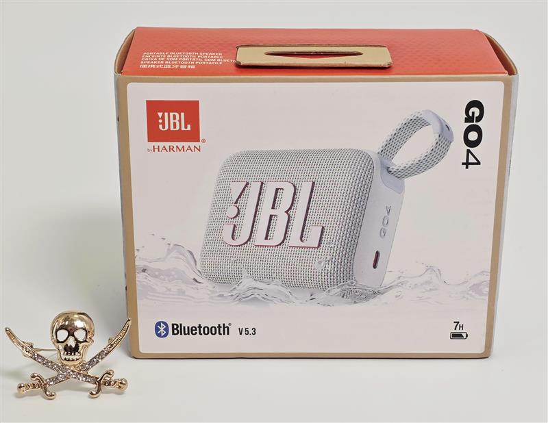 JBL GO4 Portable Bluetooth Speaker Waterproof White
