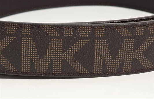 Michael Kors Men’s Reversible Brown Logo Belt Gold