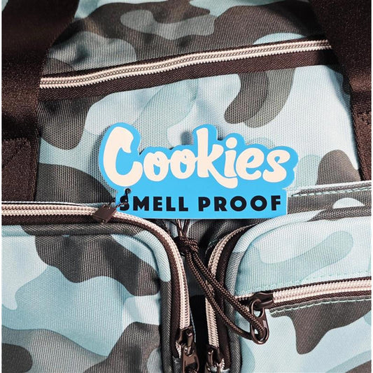 π Cookies Smell Proof Duffle Bag β Blue Camo Edition