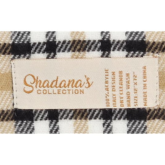 π§£π€ Shadanaβs Collection Plaid Scarf Wrap (80Γ200cm) New In Box
