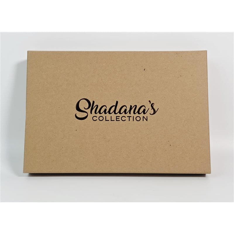 🧣🤎 Shadana’s Collection Plaid Scarf Wrap (80×200cm) New In Box