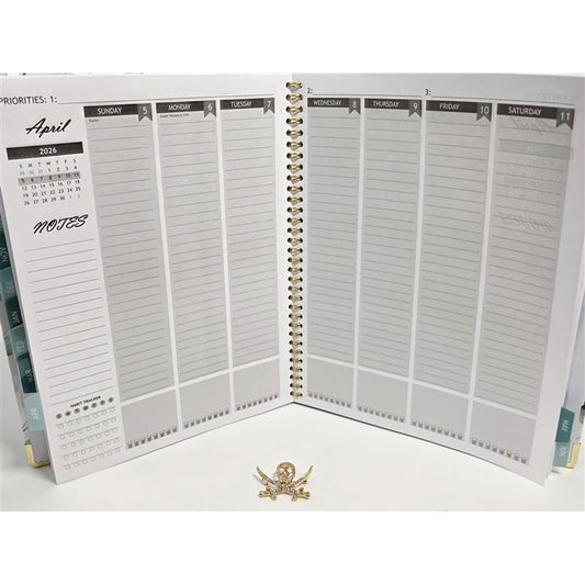 2025–2026 Planner – Weekly & Monthly Organizer with Stickers