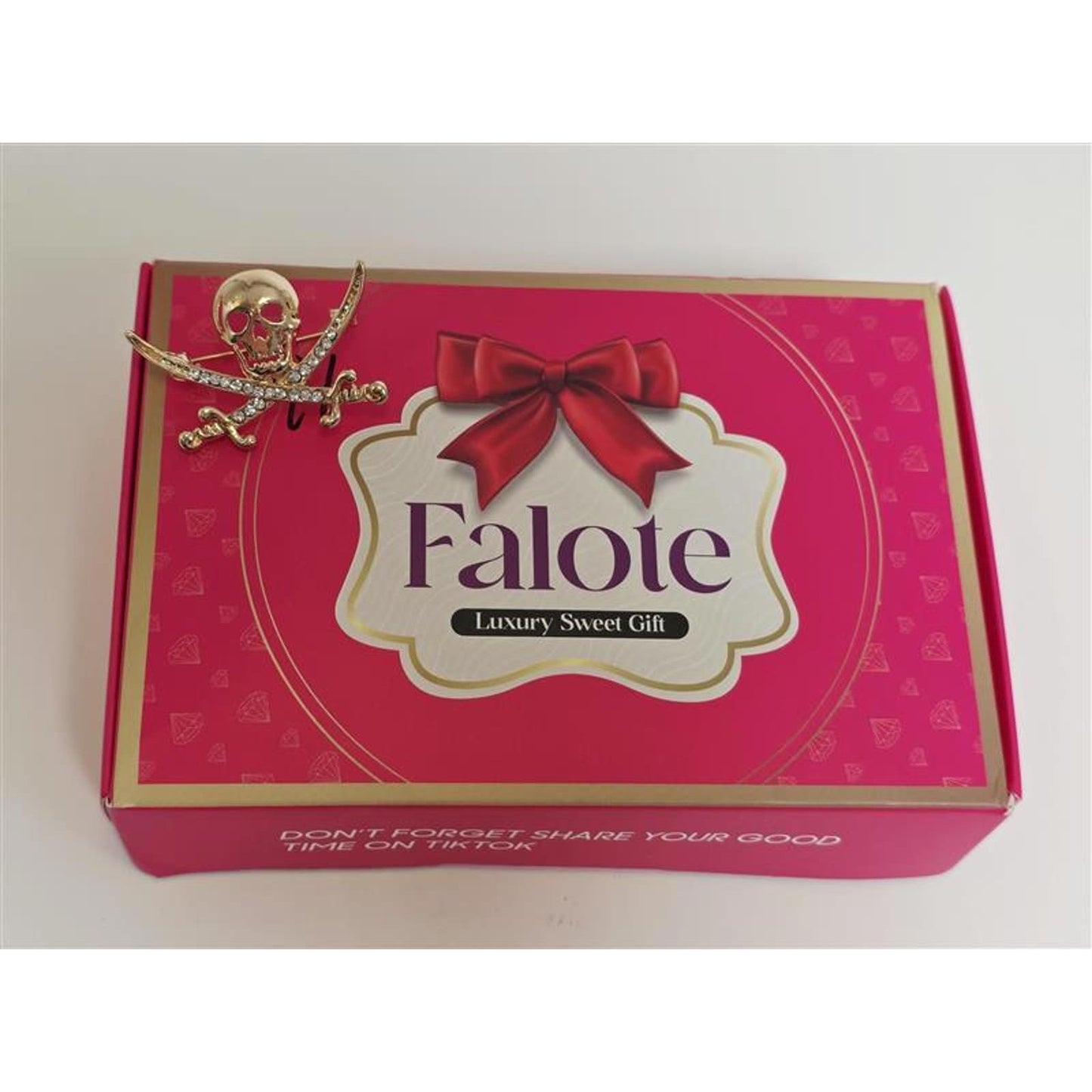 Falote Luxury Sweet Gift Set Satin Bonnet + Scrunchie New