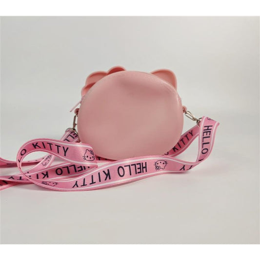 π Hello Kitty Silicone Coin Purse β’ Pink β’ Lanyard Strap