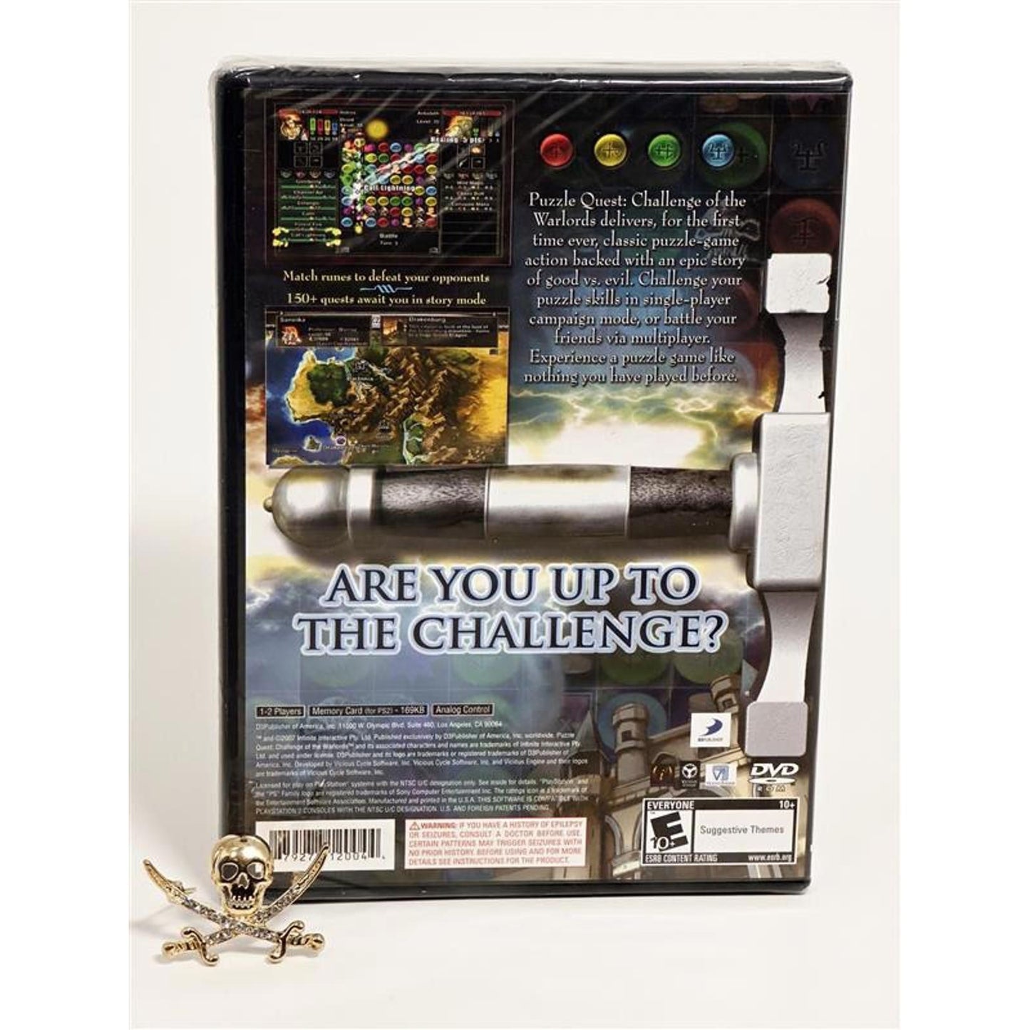 Puzzle Quest: Challenge of the Warlords (PlayStation 2, 2007) – Sealed