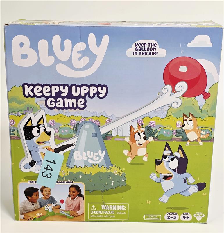 Bluey Keepy Uppy Balloon Family Board Game Ages 4+