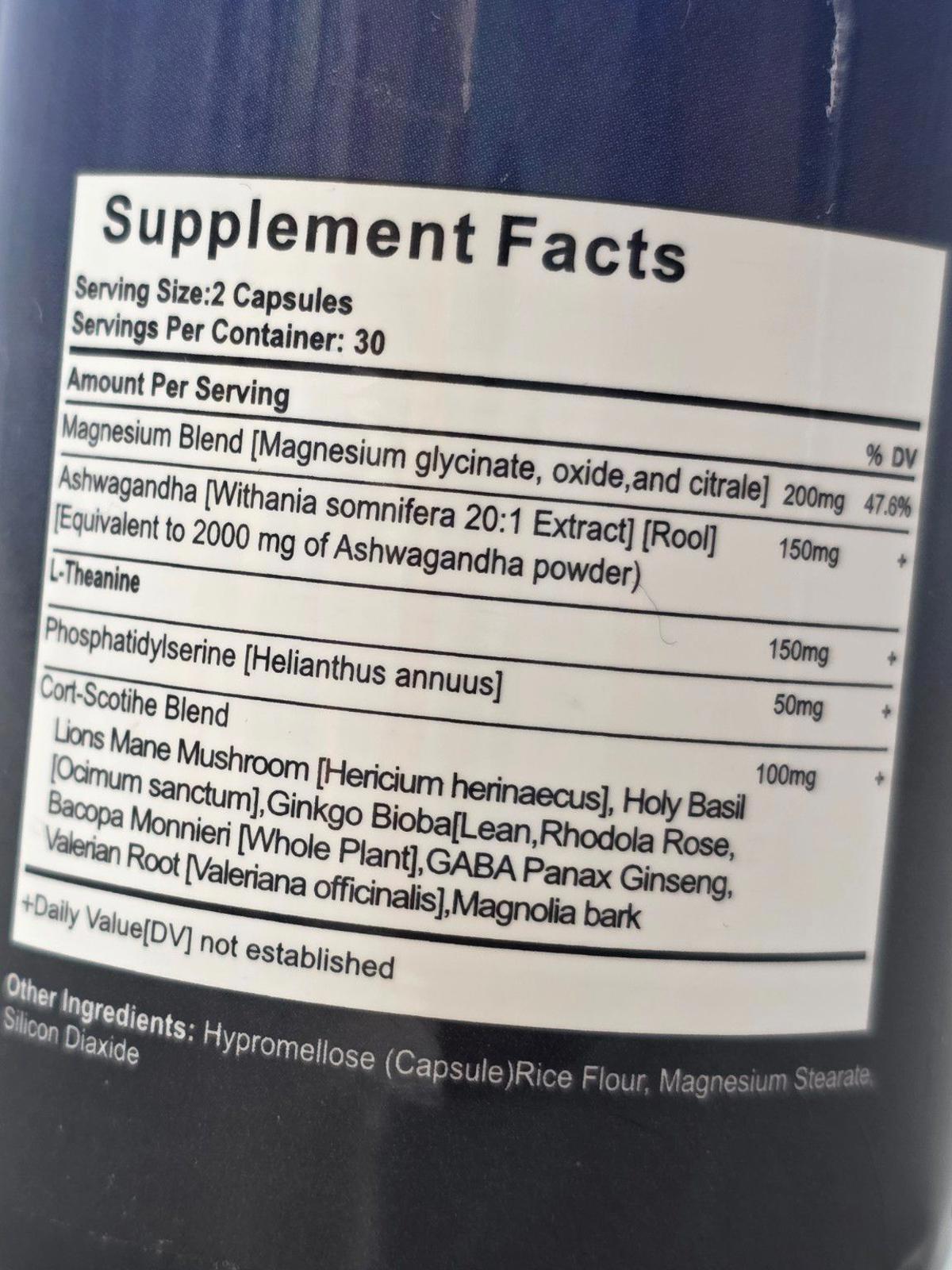 Corti-Soothe 13-in-1 Cortisol Support (Zoyava, 60 ct)