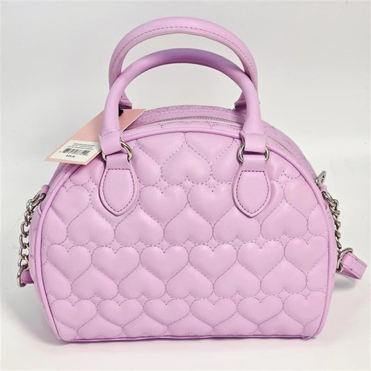 Juicy Couture Quilted Heart Bag β Pink Crossbody Purse