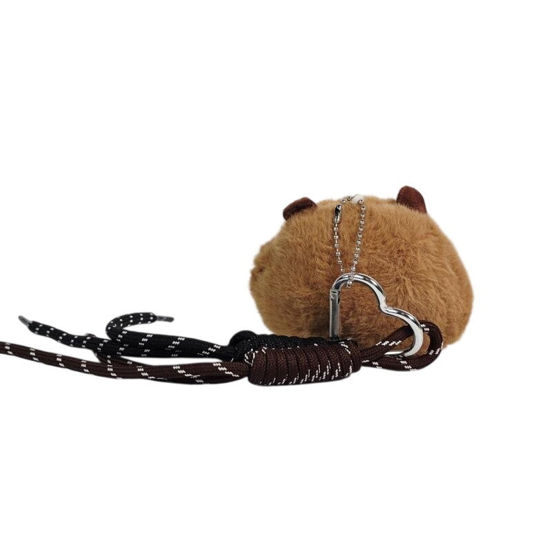 π» Plush Capybara Coin Purse β’ Furry β’ Rope Lanyard