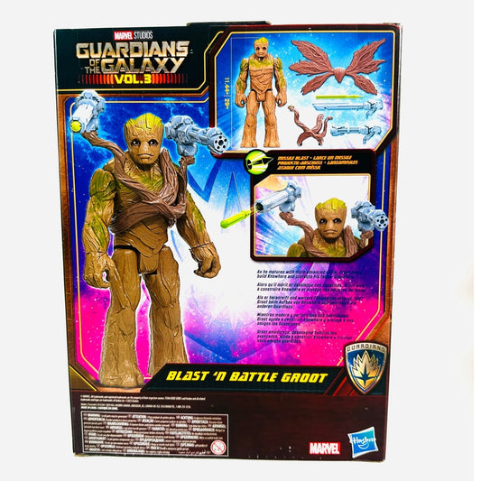 Hasbro Marvel Titan Hero Series Blast N Battle Groot 11 Inch Figure New