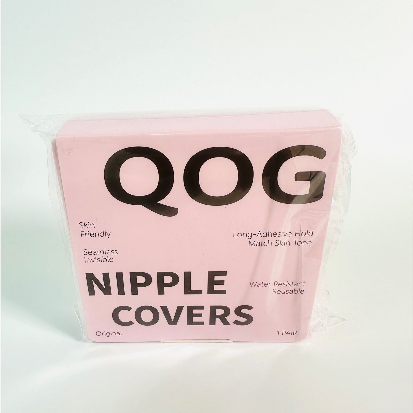 🌸 QOG Seamless Nipple Covers Skin Friendly 1 Pair New