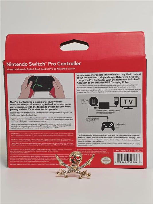 Nintendo Switch Pro Controller Xenoblade 2 Special Edition New/Sealed
