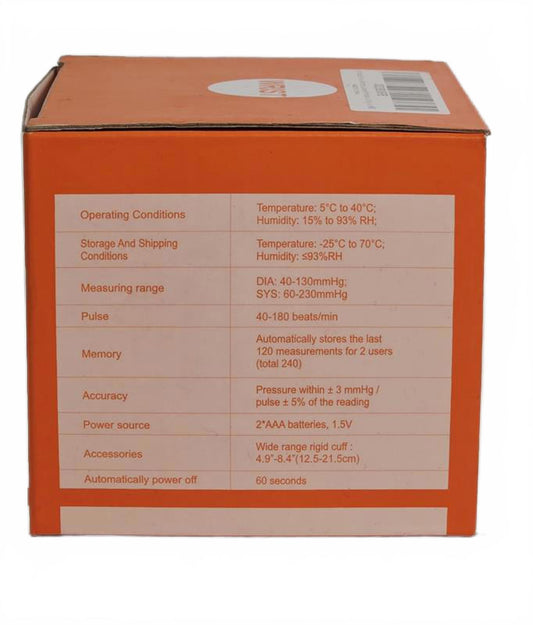 🩺 Wrist Blood Pressure Monitor – Model W1701 (Automatic Digital)