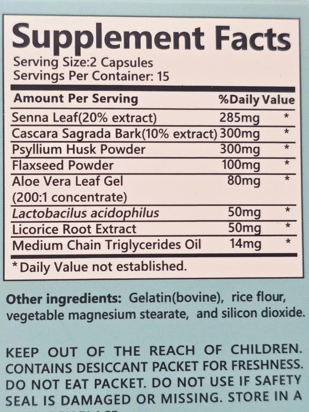 Overnight Cleanse – Oxygen-Based Digestive Support (60 ct)