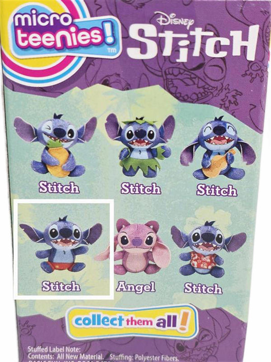 πΊ Disney Stitch Micro Teenies Plush β Hawaiian Shirt Edition