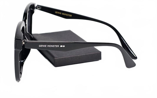 🕶️ Genie Monster Oversized Black Frame Sunglasses – Gentle Monster Dupe