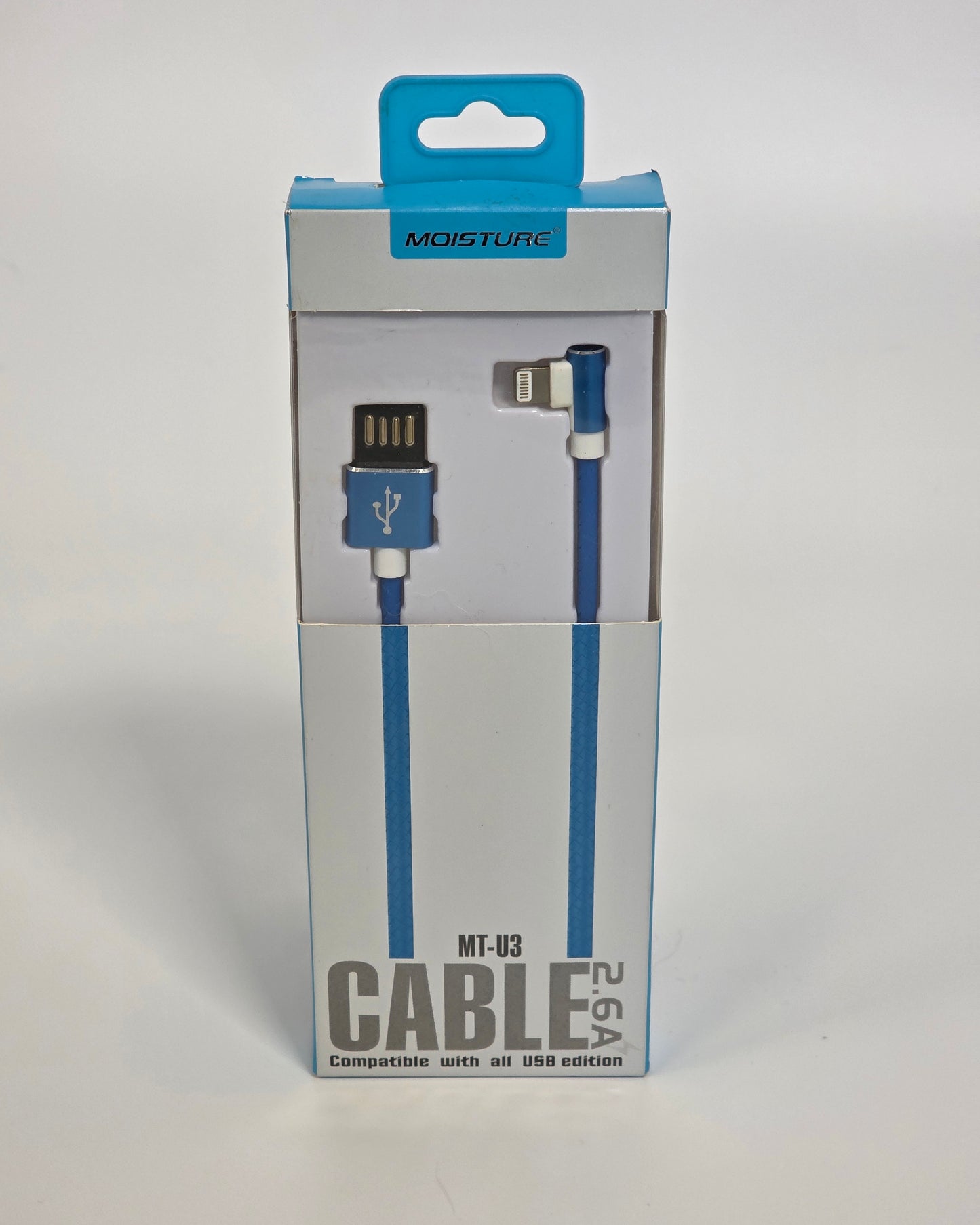 Moisture MT-U3 Premium USB-to-Lightning Cable (2.6A)