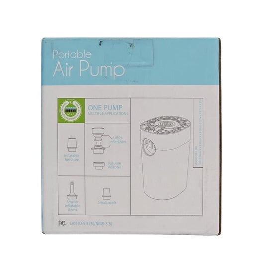 💨 Portable Air Pump • Compact • Multi-Nozzle Inflator