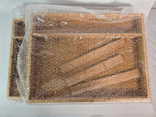 🌿 Bamboo Adjustable Drawer Organizer – Expandable Kitchen Tray