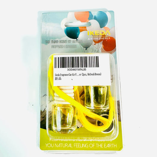 🚗 Ikeda Refresh Breeze Car Air Freshener Hanging 2-Pack New