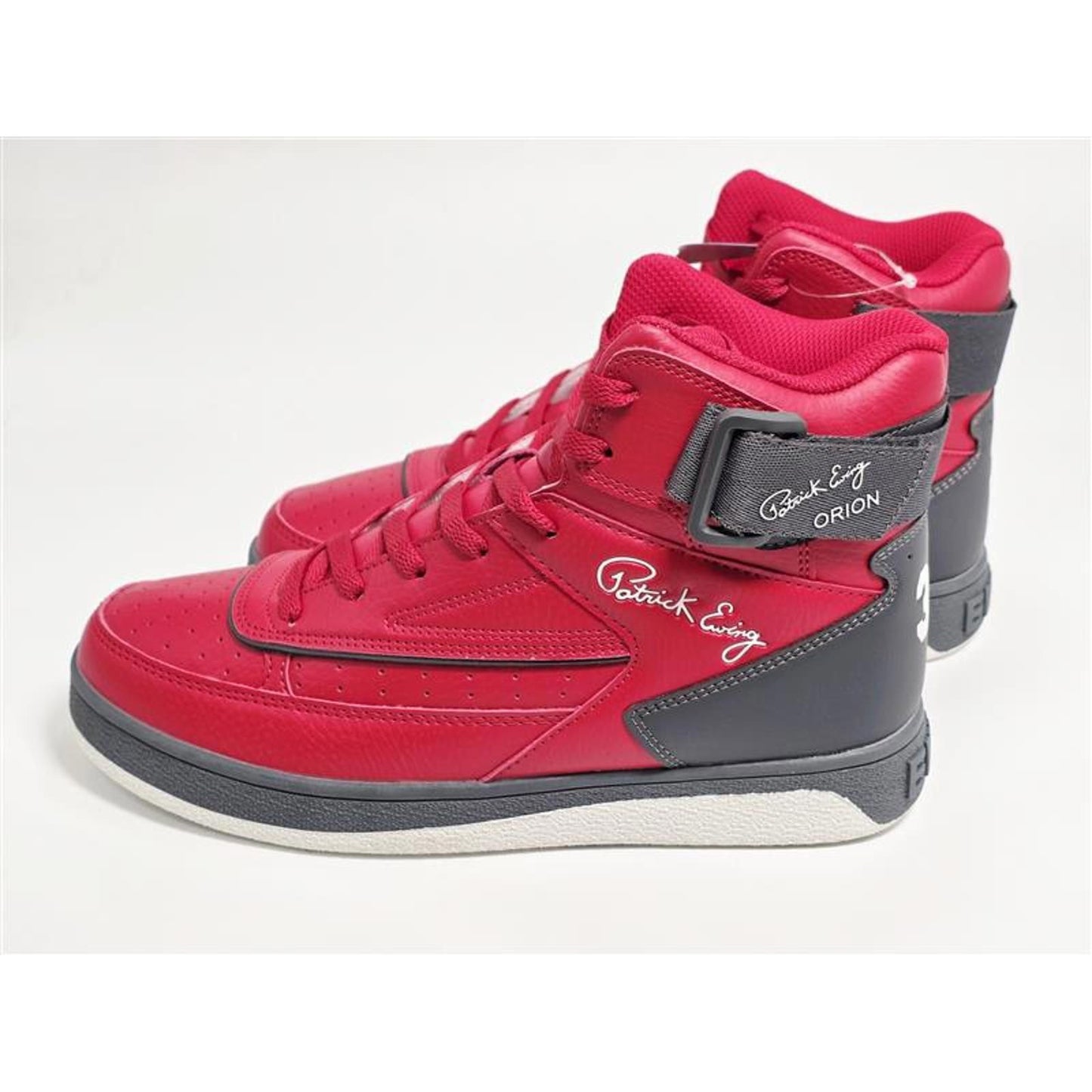 Patrick Ewing 33 HI Orion Sneakers Red Black Size 8.5