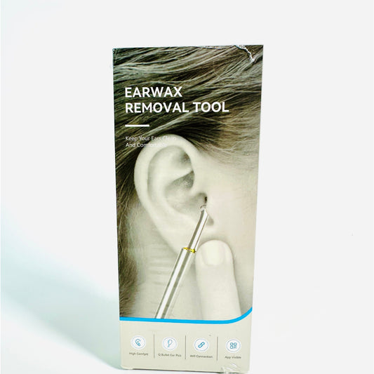 👂 [EarVision] Smart Earwax Removal Tool S2 Black App-Enabled New