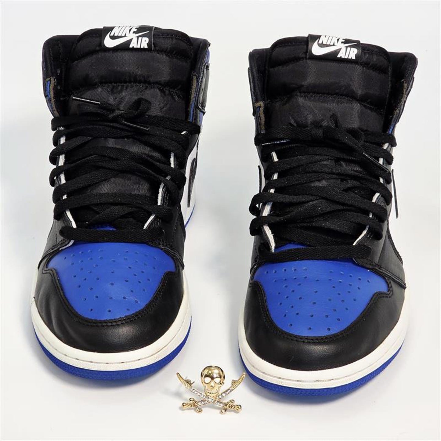 2017 Nike Air Jordan 1 Retro High OG Black/Royal/White – 10M (POIZON Verified)
