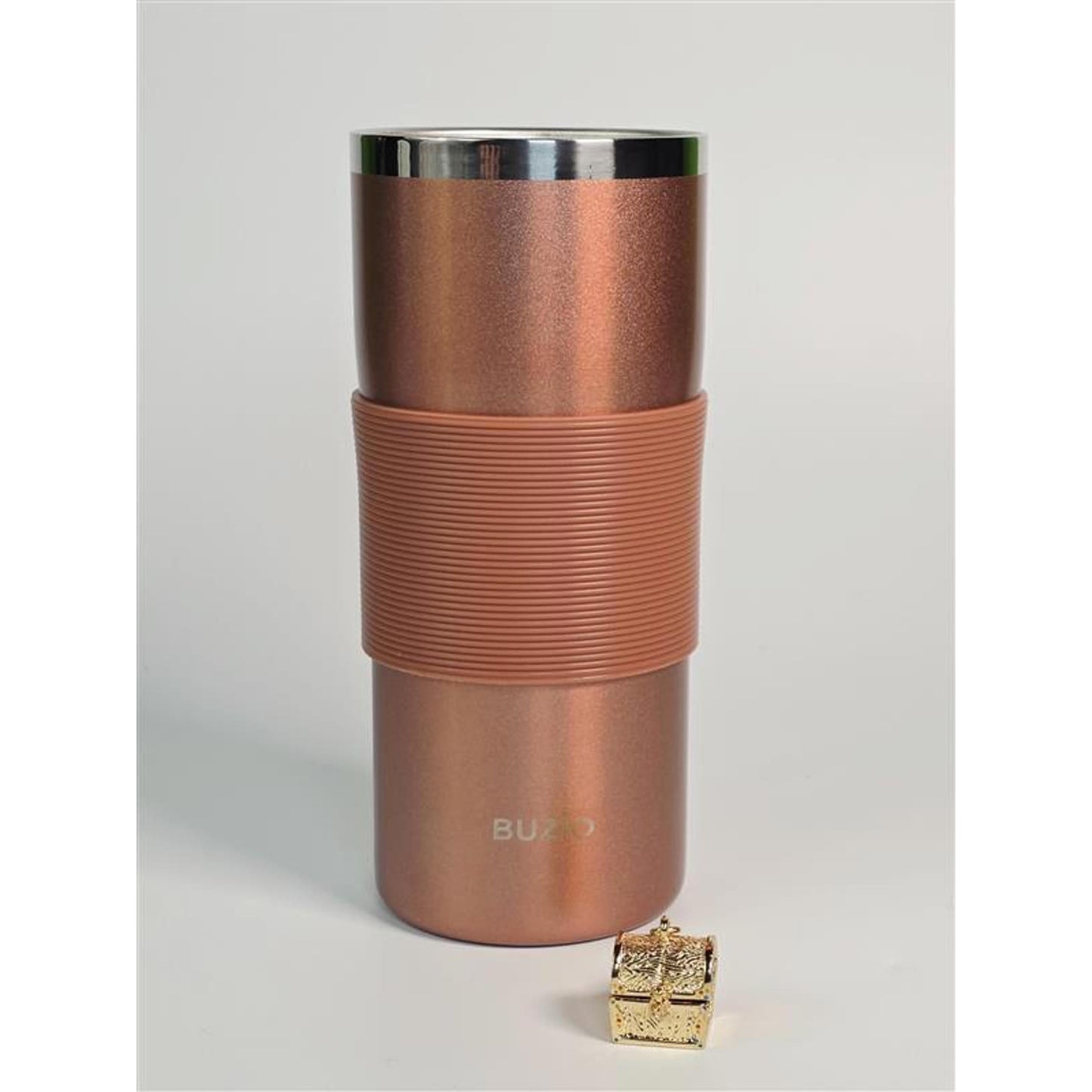 ☕ BUZIO Insulated Travel Tumbler – Copper Edition (Stainless Steel, 20 oz)