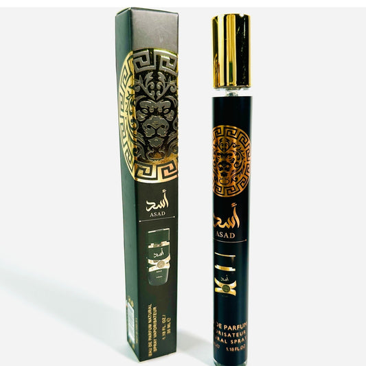 🦁 Asad EDP Natural Spray Vaporisateur Cologne 1.18oz New
