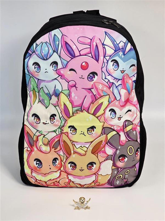 Pokemon Eevee Evolutions Backpack – Anime School Bag